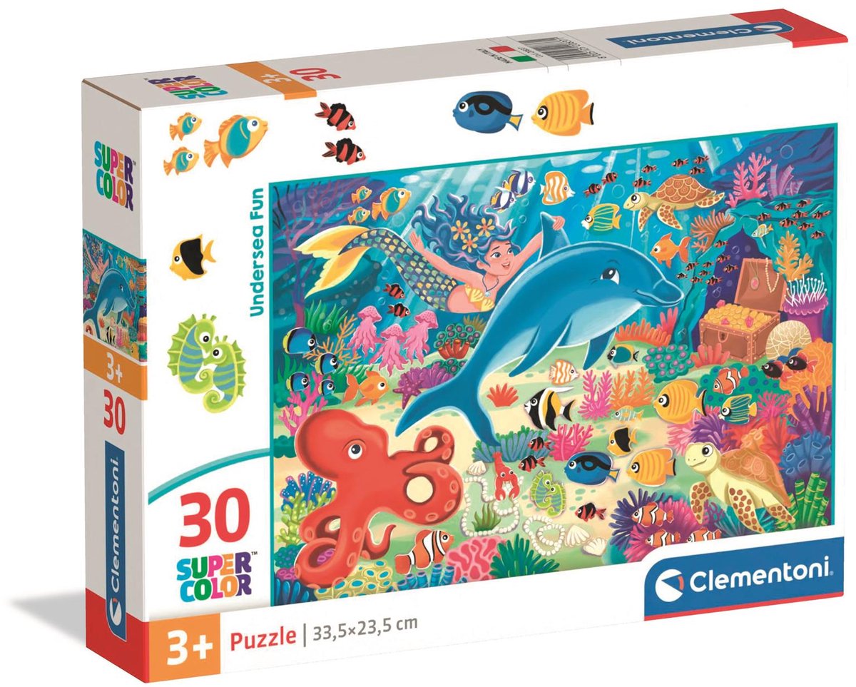 Clementoni Puzzle Unterwasserspaß, 30 Teile.