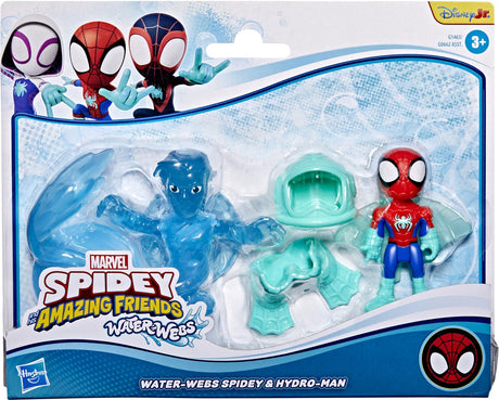 Hasbro marvel spidey and his amazing friends water-webs spidey en hydro-man - actiefiguren