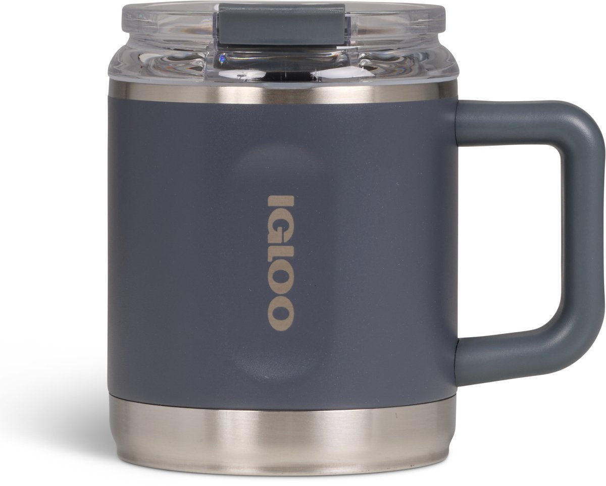 Igloo - Flip 'n' Sip Mug - Kaffeetasse - Schwarz - 425ml