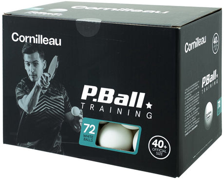 Cornilleau P-Ball Abs Evolution 1* Tischtennisbälle x72 – weiß
