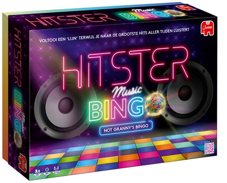 Hitster Jumbo – Bingo – Niederländisches Partyspiel – Actionspiel