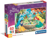 Clementoni Jigsaw Puzzle Super Color Disney Prinzessin, 60st.