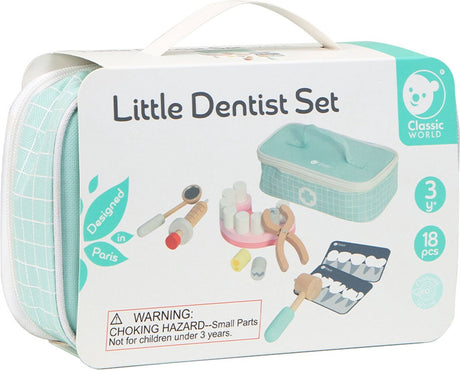 Classic World kleines Dental-Set, Arztkoffer, 18-teilig.