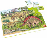Hubelino Blockpuzzle Dinosaurierwelt - 35 Teile.