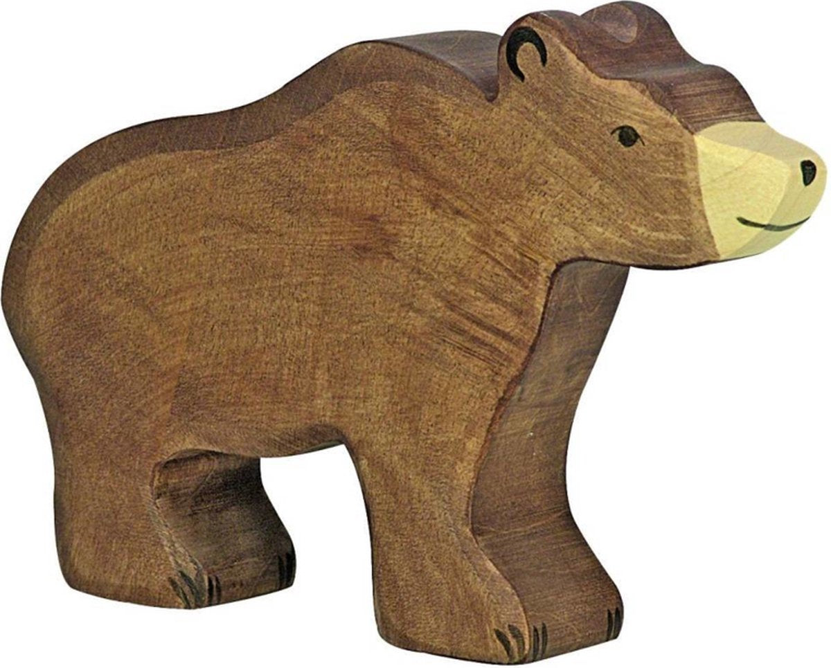 Holztigtiger Holzbraunbär