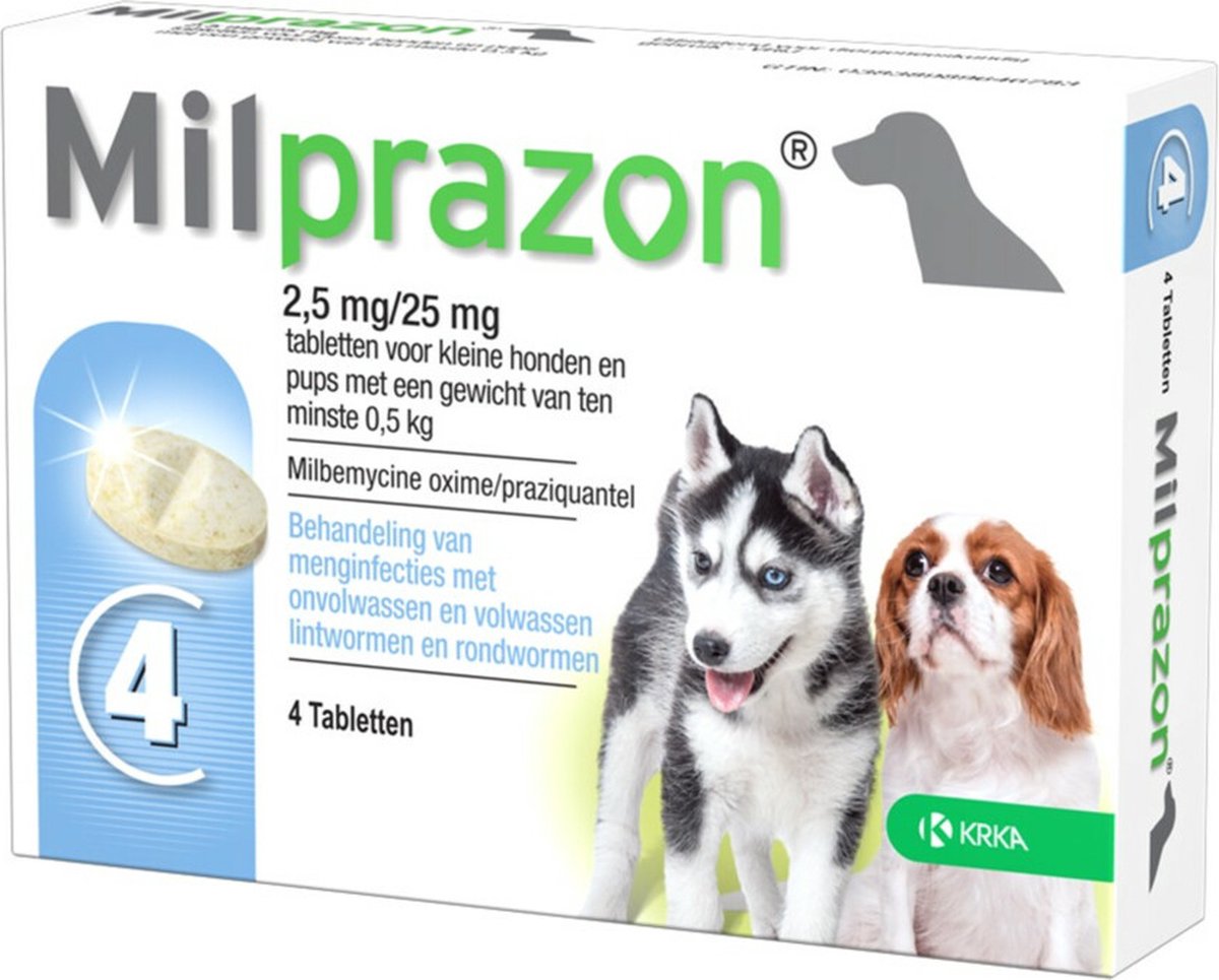 Krka Milprazon Entwurmungstabletten für Hunde