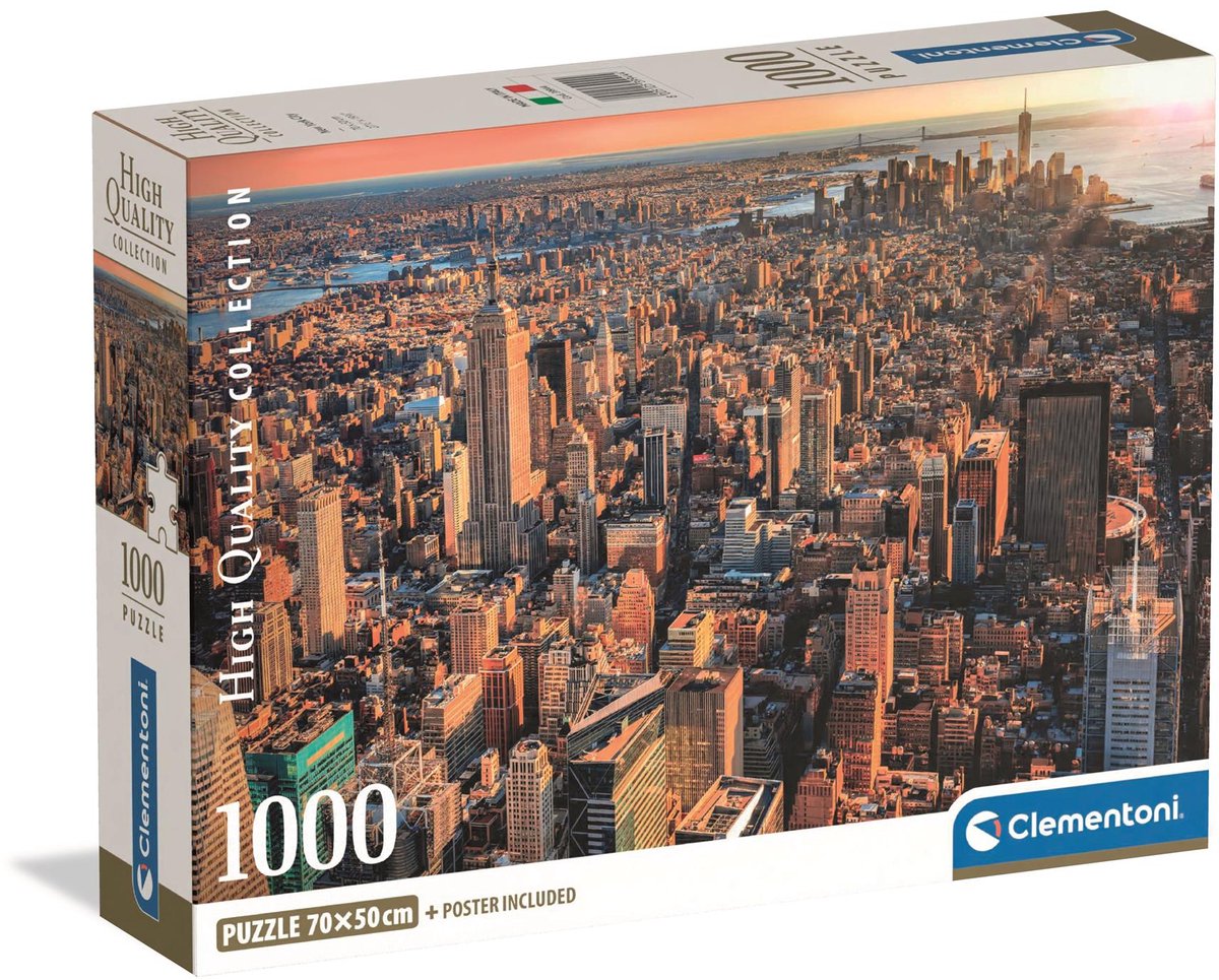 Clementoni Puzzle New York City, 1000 Teile.