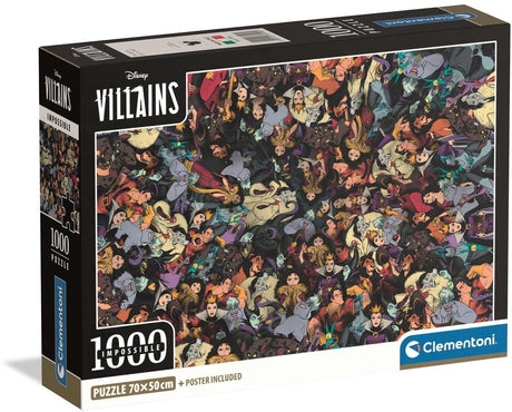 Clementoni Disney Impossible Les Méchants (Les Vilains) 1000 Stück