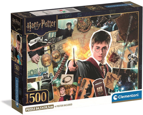 Clementoni – Puzzle – 1500 Teile – Harry Potter-Kompaktbox
