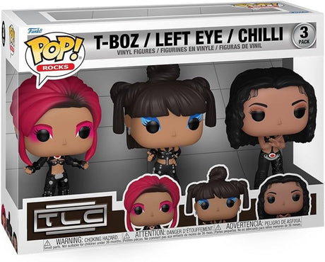 Funko Pop rockt: T-Boz, Left Eye, Chili – TLC – Pop 3er-Pack