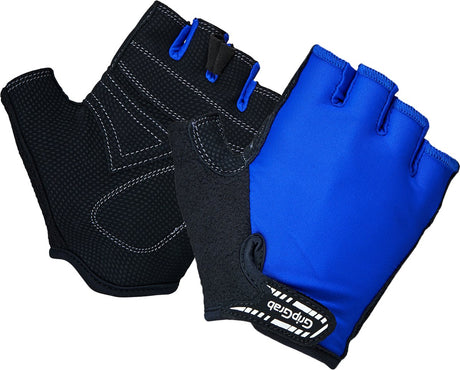 Gripgrab - Kids' X-Trainer Junior Short Finger Sommer Kinder Fahrradhandschuhe - Blau - Unisex - Größe L