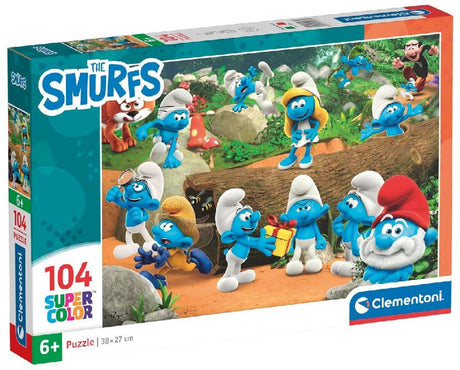 Clementoni – Puzzle – 104 Teile – Schlümpfe – Kinderpuzzle – ab 6 Jahren