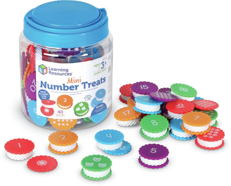 Lernressourcen Mini-Zahlen-Leckereien – 3+