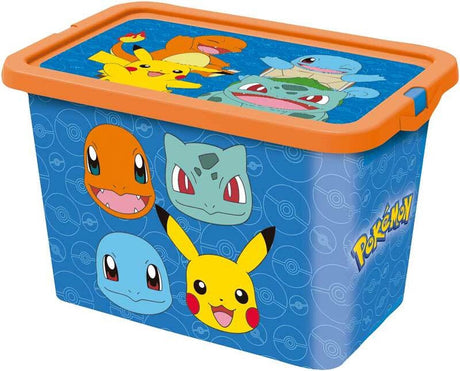 Pokémon-Aufbewahrungsbox Junior 7 Liter blau orange