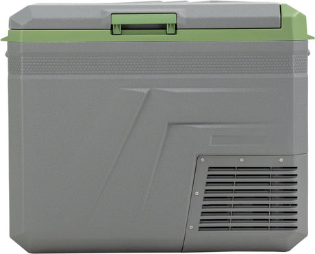 Steamy -e single zone elektrische compressor koelbox - single zone - 46 liter - 12v en 230v - voor auto en camping - grijs