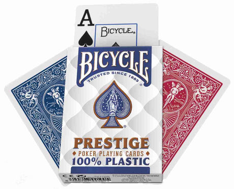 Bicycle Prestige 100 % Kunststoff – 1 Packung Spielkarten