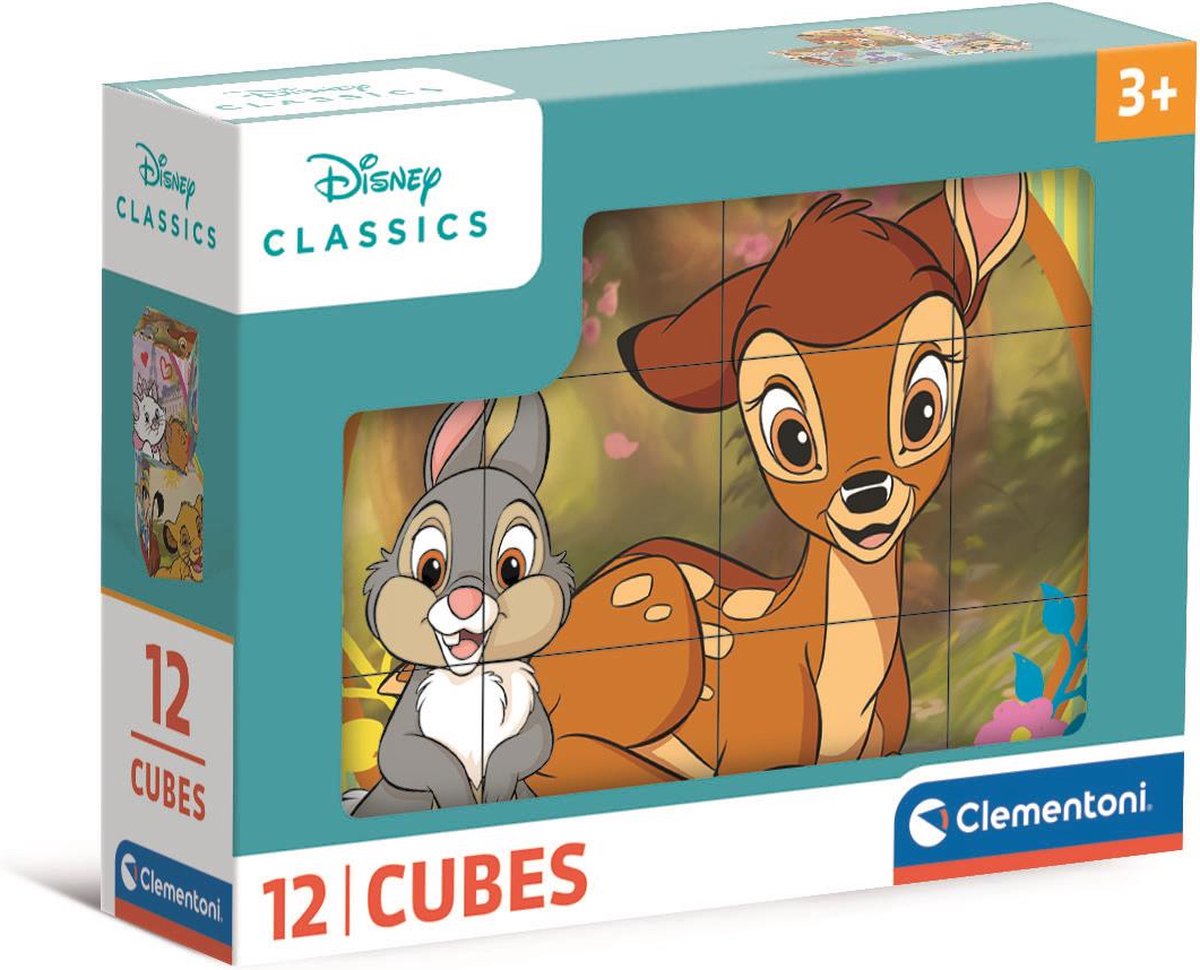 Clementoni Block -Puzzle Disney Classic, 12st.