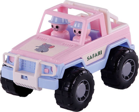 Cavallino Jeep Pink mit 2 Spielfiguren