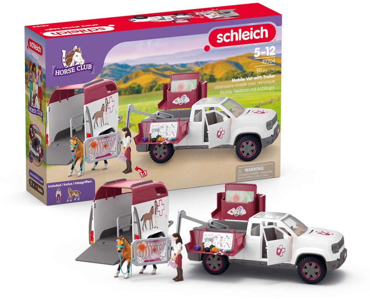 Schleich Horse Club Mobile Tierarzt - 90 Stk.