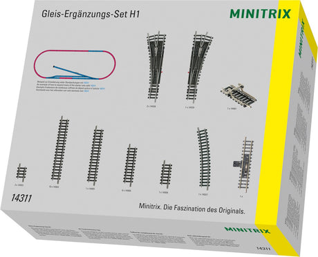 Minitrix-Schienenverlängerungsset h1