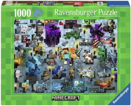Ravensburger Puzzle Minecraft – 1000-teiliges Puzzle.