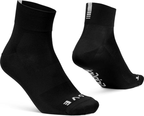 Gripgrab – leichte SL Short Performance Sommer-Radsocken 1 Paar Coolmax-Radsocken Low Cut – Schwarz – Unisex – Größe XS (35-38)
