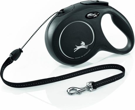 Flexi Products Retractable Line New Classic Cord Schwarz m 8 Meter bis 20 kg