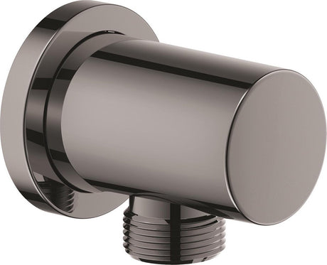 Grohe Regenbrause-Anschlussbogen rund – Hartgraphit (Anthrazit glänzend)