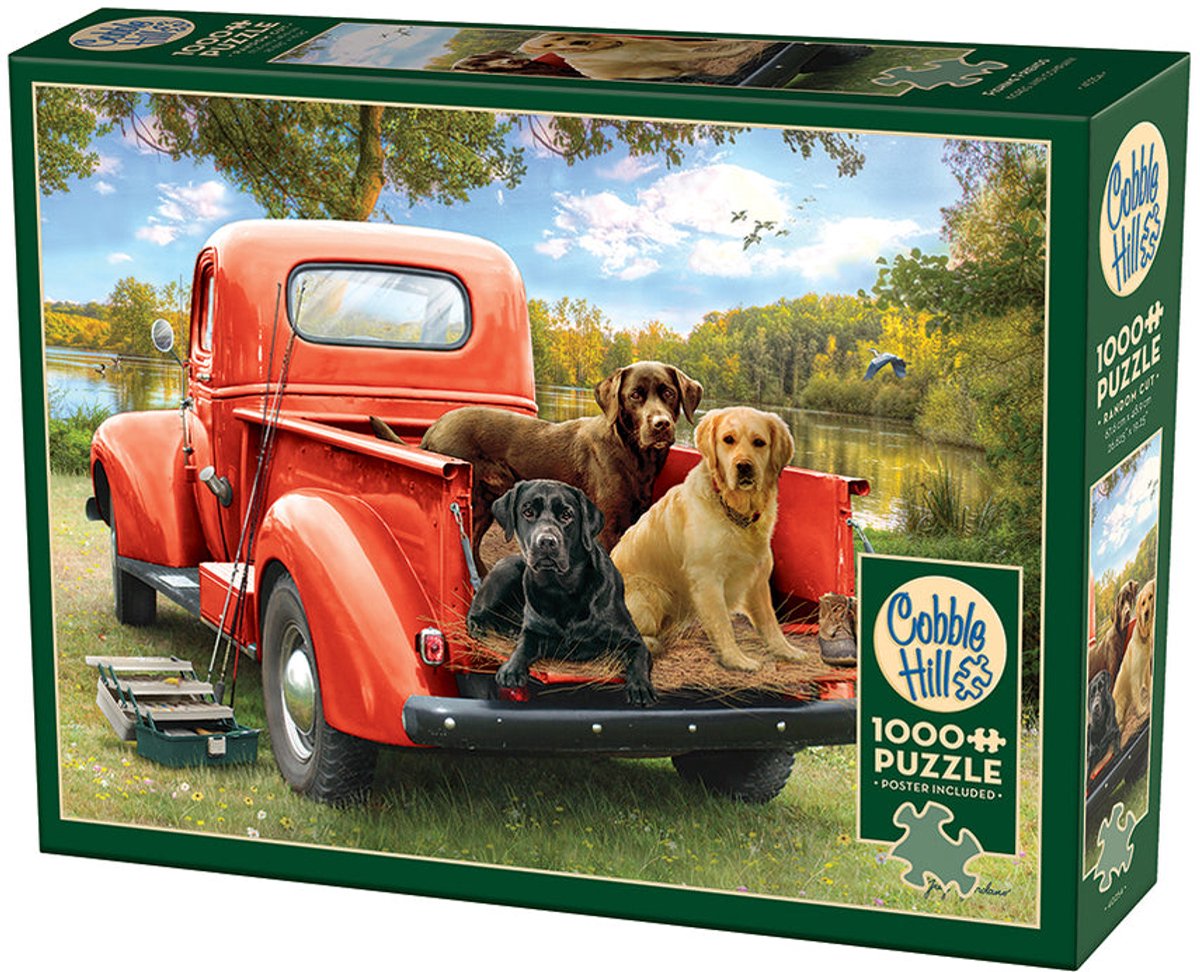 Cobble hill legpuzzel fishing friends - 1000 stukjes puzzelplezier.