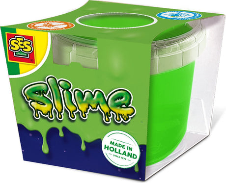 Ses creative – Schleim neongrün – Schleim in leuchtender Neonfarbe – fertiger Schleim – Spielen mit Schleim – 140 Gramm