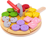 Bigjigs Holzpizza mit Belag
