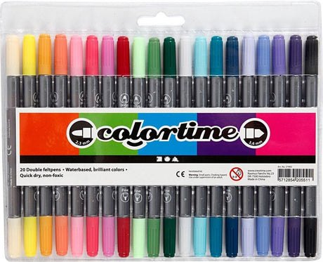 Creotime https: www.cchobby.nl colortime-double-tip-line-thickness-2-3-3-6-mm-extra-colours-20-piece-1-box