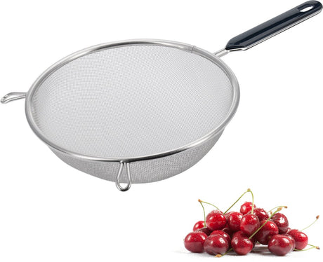 Westmark Haushaltssieb, traditionell, ø 20 cm, Edelstahl Kunststoff, Silber Schwarz, 12852270