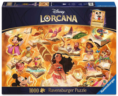 Ravensburger Puzzle Disney Lorcana Gimmers of the Realm: Amber - 1000 Teile.