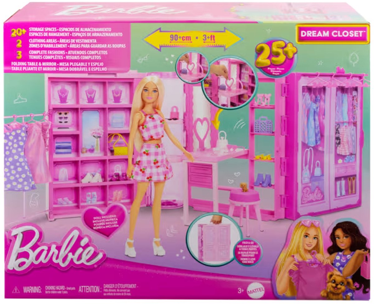 Barbie Traumschrank 3.0 mit Puppe