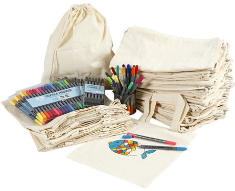Kreativunternehmen https: www.cchobby.nl group set-hobbyset-shoe-and-carrier-bags-with-pins-size-27-5x30-cm-diverse-colours-1-set