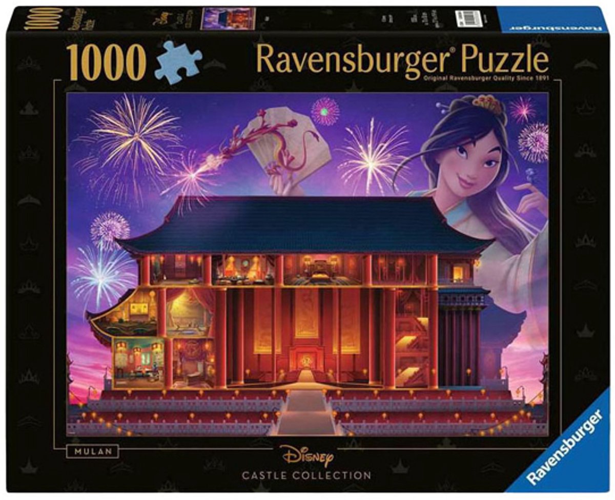Ravensburger Jigsaw Puzzle Disney Castles Mulan, 1000st.