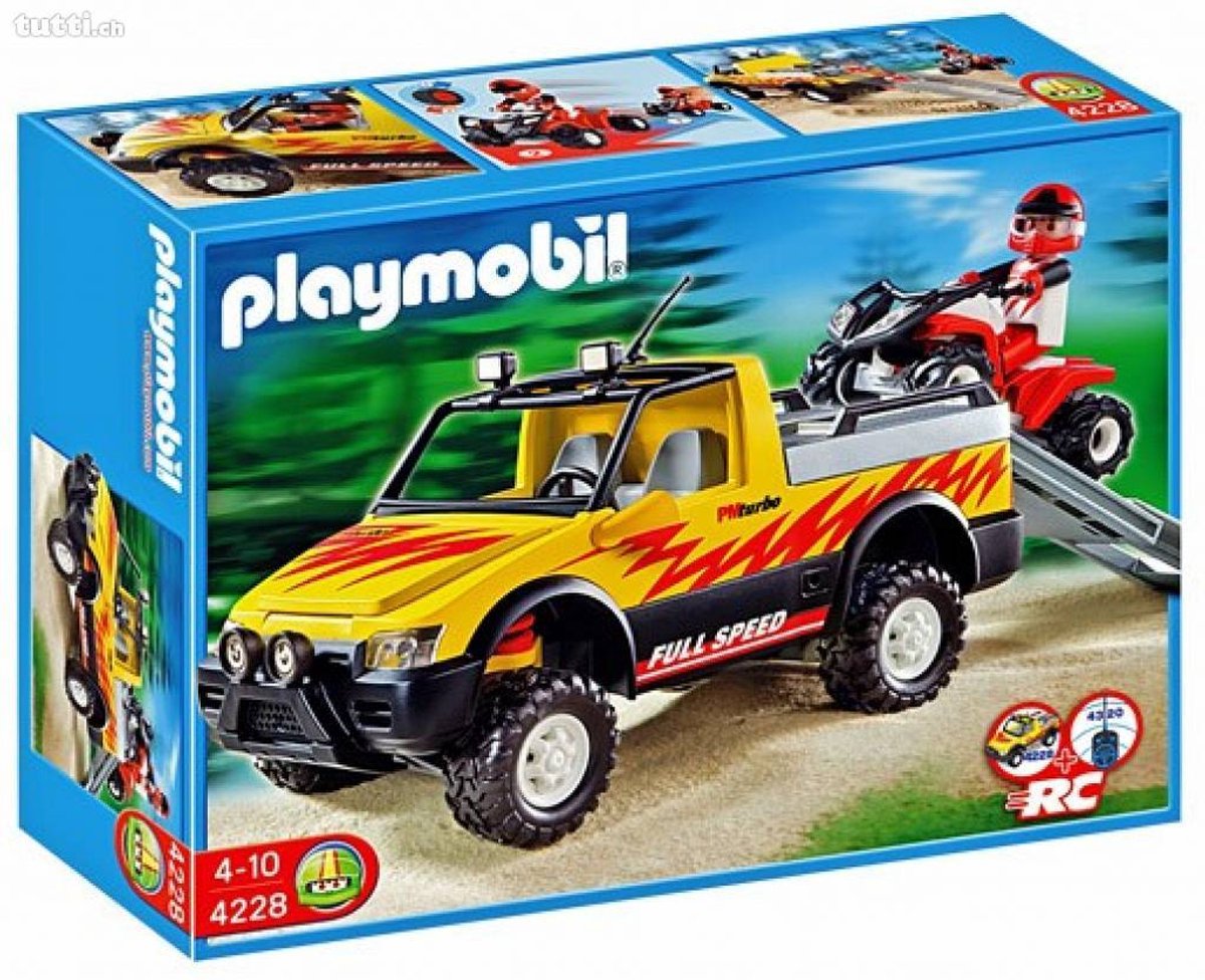 Playmobil Pick-up mit Quad - 4228