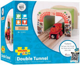 Bigjigs Holzschienen - Doppel -Spur -Tunnel