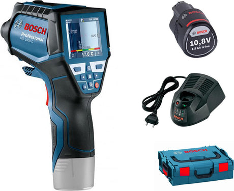 Bosch Wärmemelder GIS 1000 C (1x12V 1,5 Ah Akku + Ladegerät AL 1130 CV)