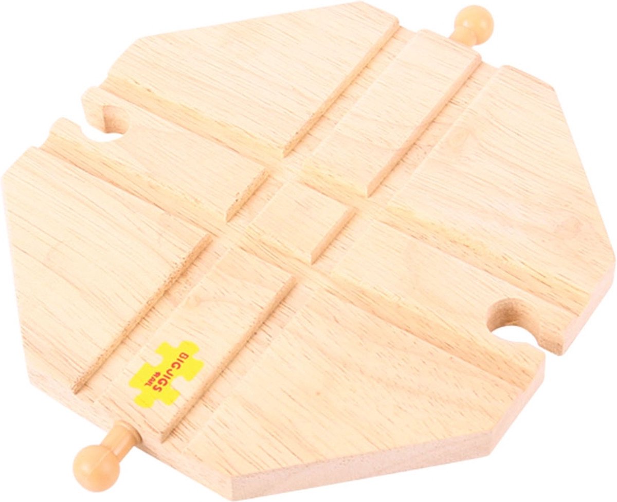 Bigjigs Holzschienen – Kreuzungsplattform