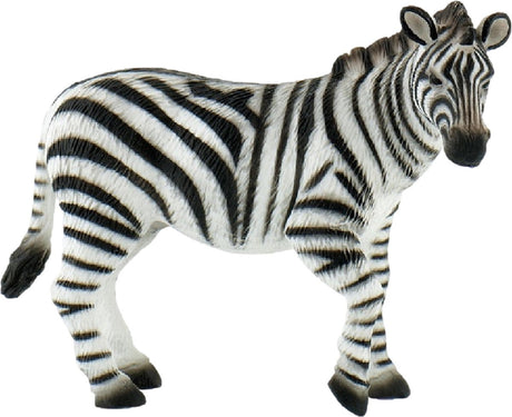 Bullyland 63675 – Spielfigur und Sammelfigur Zebra – ca. 9 cm – lebensechte und detaillierte Gestaltung – ideal als lehrreiche Spielfigur, Kuchendekoration oder kleines Geschenk für Kinder ab 3 Jahren.