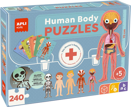 Apli Kinder-Puzzle mit menschlichem Körper -