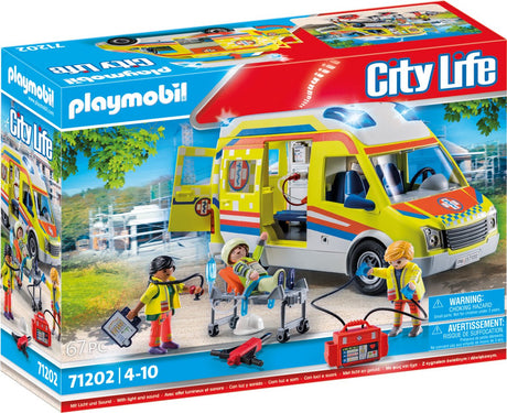 Playmobil City Life Ambulance mit Licht und Klang 71202