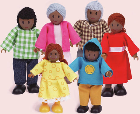 Hape Puppenhaus Familie Afrikanisch