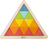 Klassisches Welt-Holzmosaikpuzzle, 67 Teile.