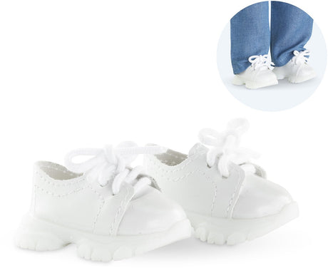 Corolle Sneakers Puppen weiß 36cm - Puppenzubehör Schuhe.