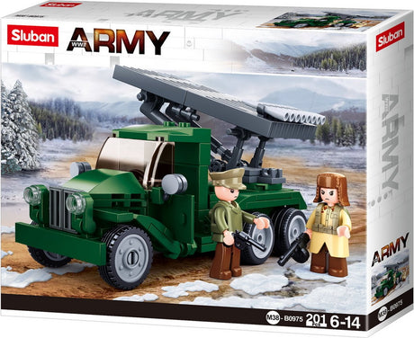 Sluban Deutscher Panzerzerstörer Bauspielzeug für Kinder ab 6 Jahren – Konstruktionsspielzeug Modellbau – Baukasten mit 278 Bausteinen – m38-b0975