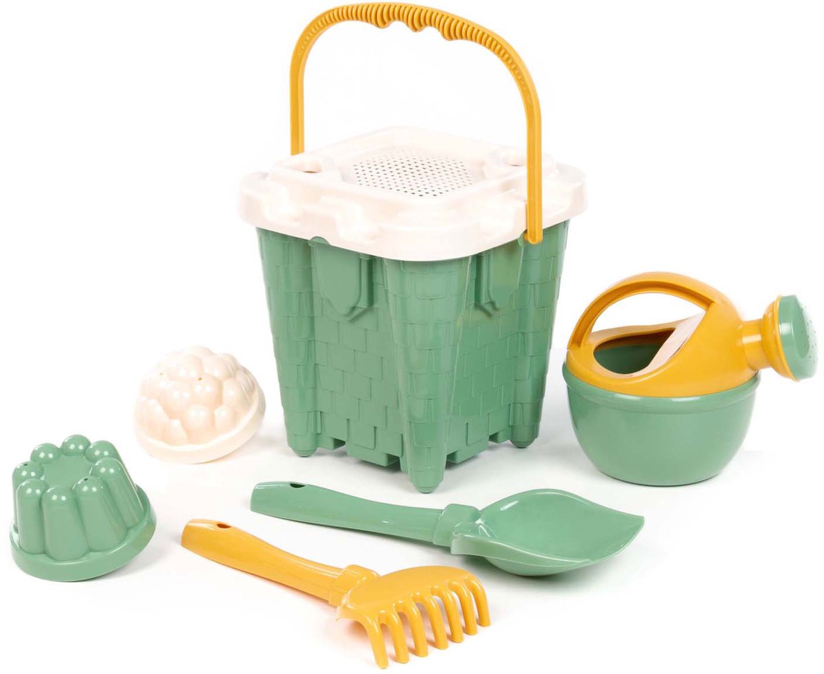Cavallino Castle Green Eimer-Set, 7-teilig.