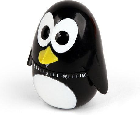 Kikkerland Küchentimer – in Form eines Pinguins – 60-Minuten-Timer – Küchenzubehör